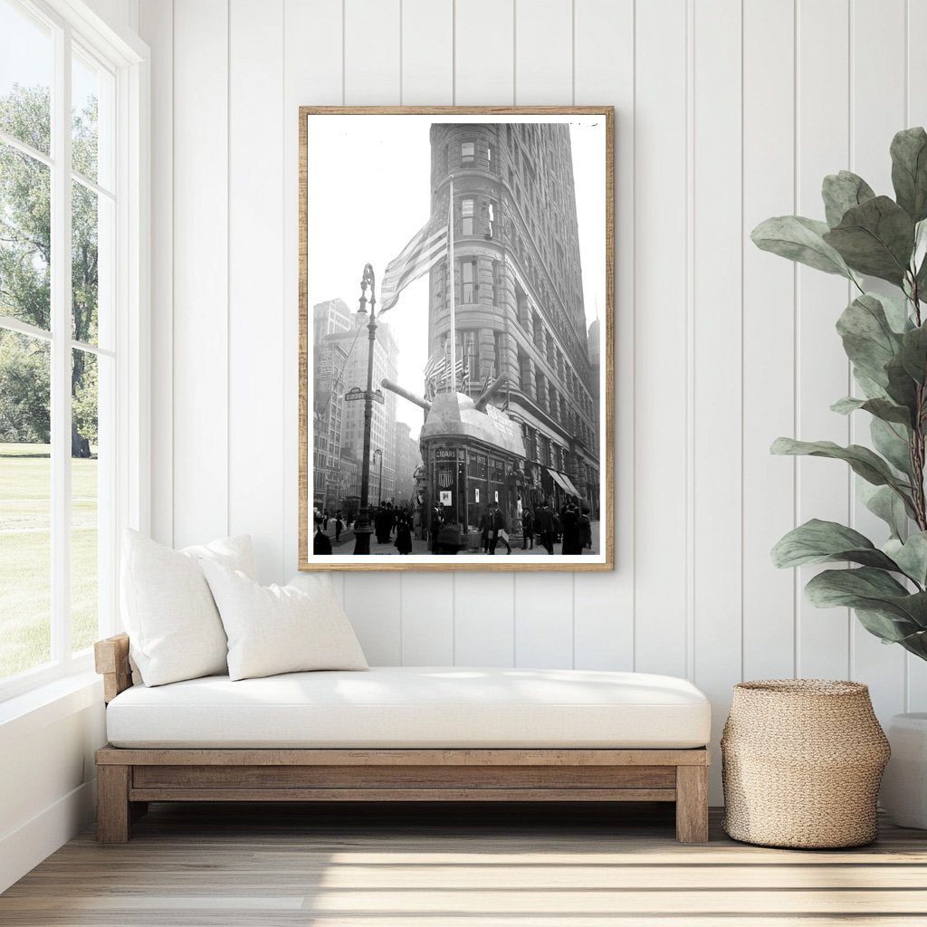 WWI Recruitment Scene at 23rd & Broadway, 1917-1918