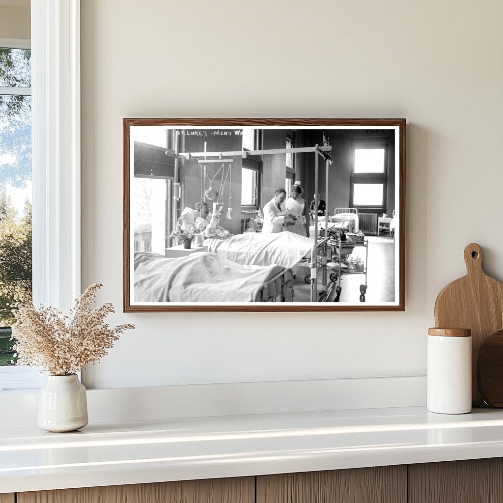 Historic Mens Ward at St. Lukes Hospital, 1915-1920