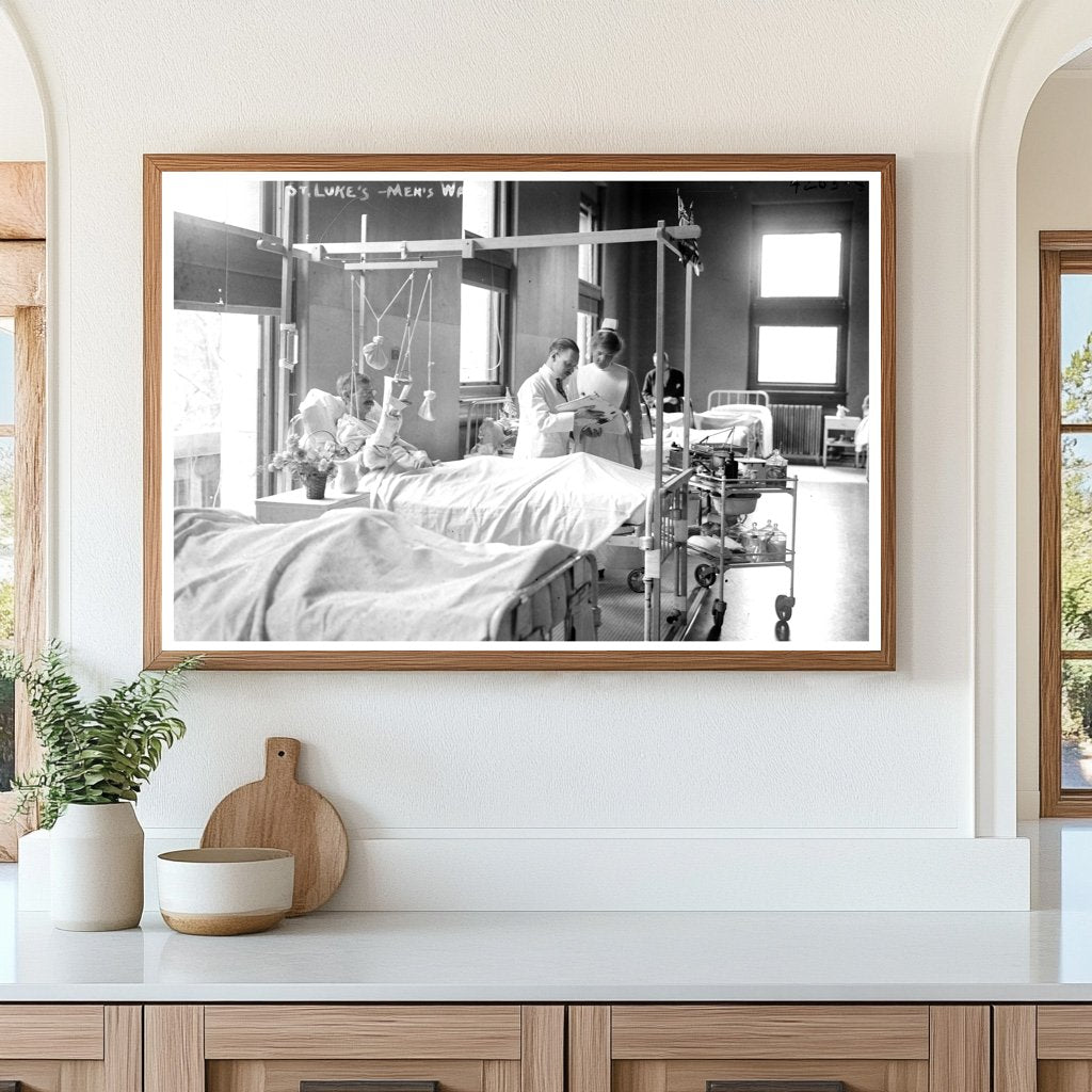 Historic Mens Ward at St. Lukes Hospital, 1915-1920