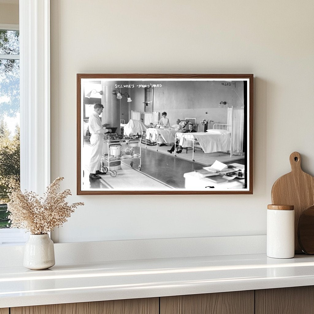 Historic Mens Ward at St. Lukes Hospital, 1915-1920