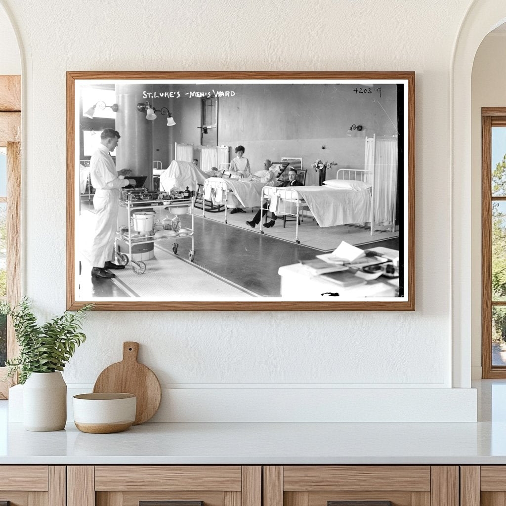 Historic Mens Ward at St. Lukes Hospital, 1915-1920