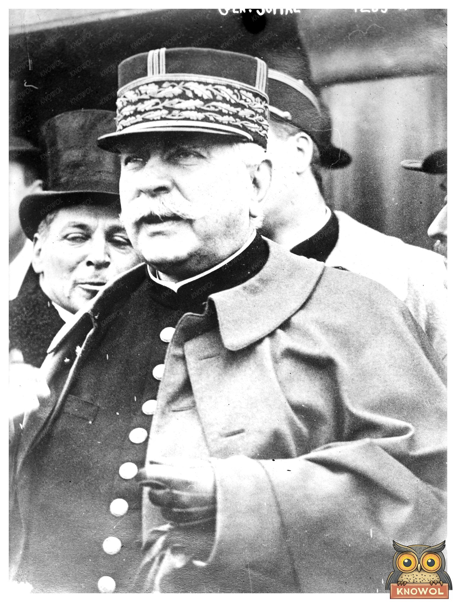 Historic Gen. Joffre Print, Vintage Art