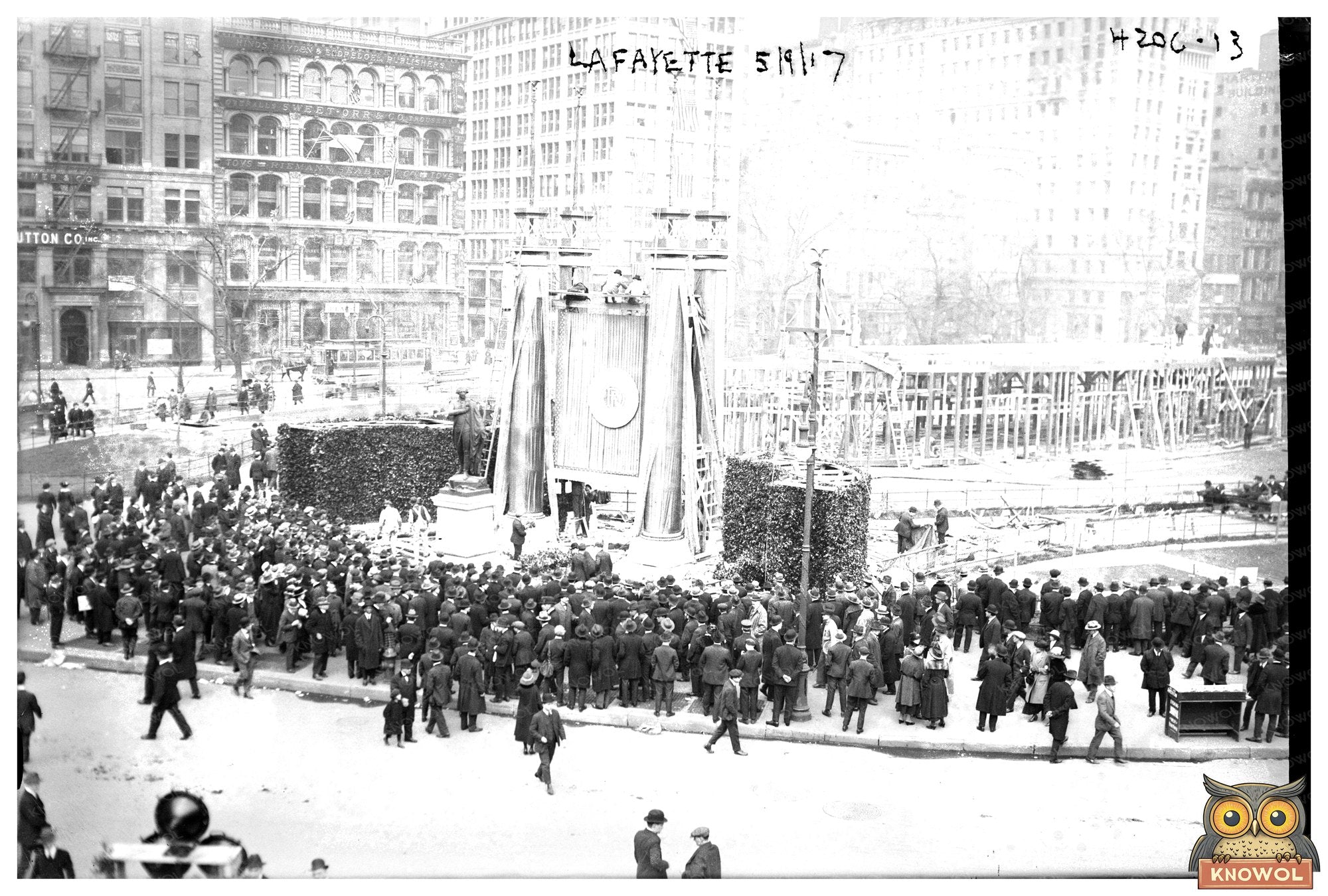 Union Squares Historic Lafayette Celebration, 1917