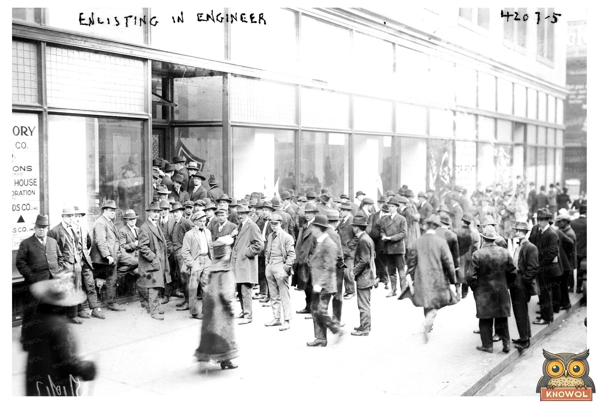 1917 Military Enlistment: Engineers Answer the Call