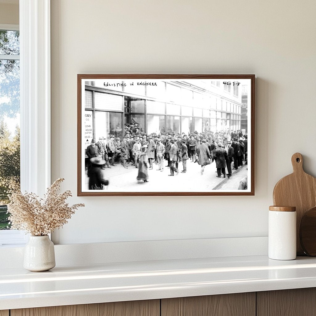 1917 Military Enlistment: Engineers Answer the Call