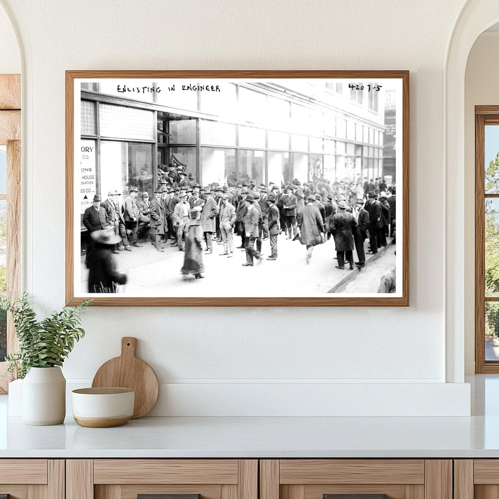 1917 Military Enlistment: Engineers Answer the Call