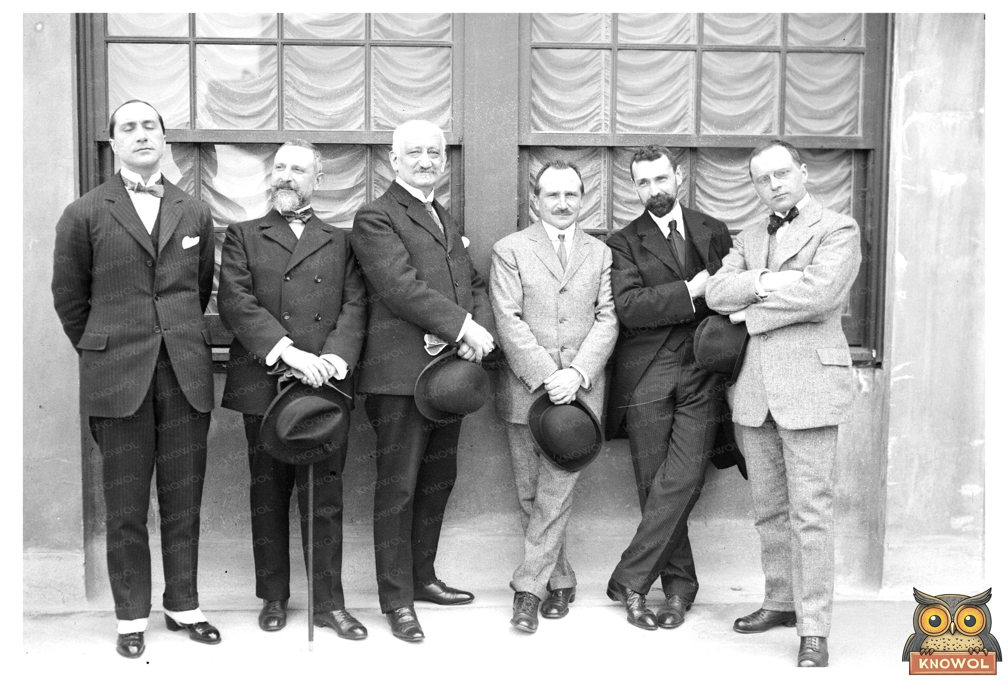 1917 Gathering of Influential Italian Figures