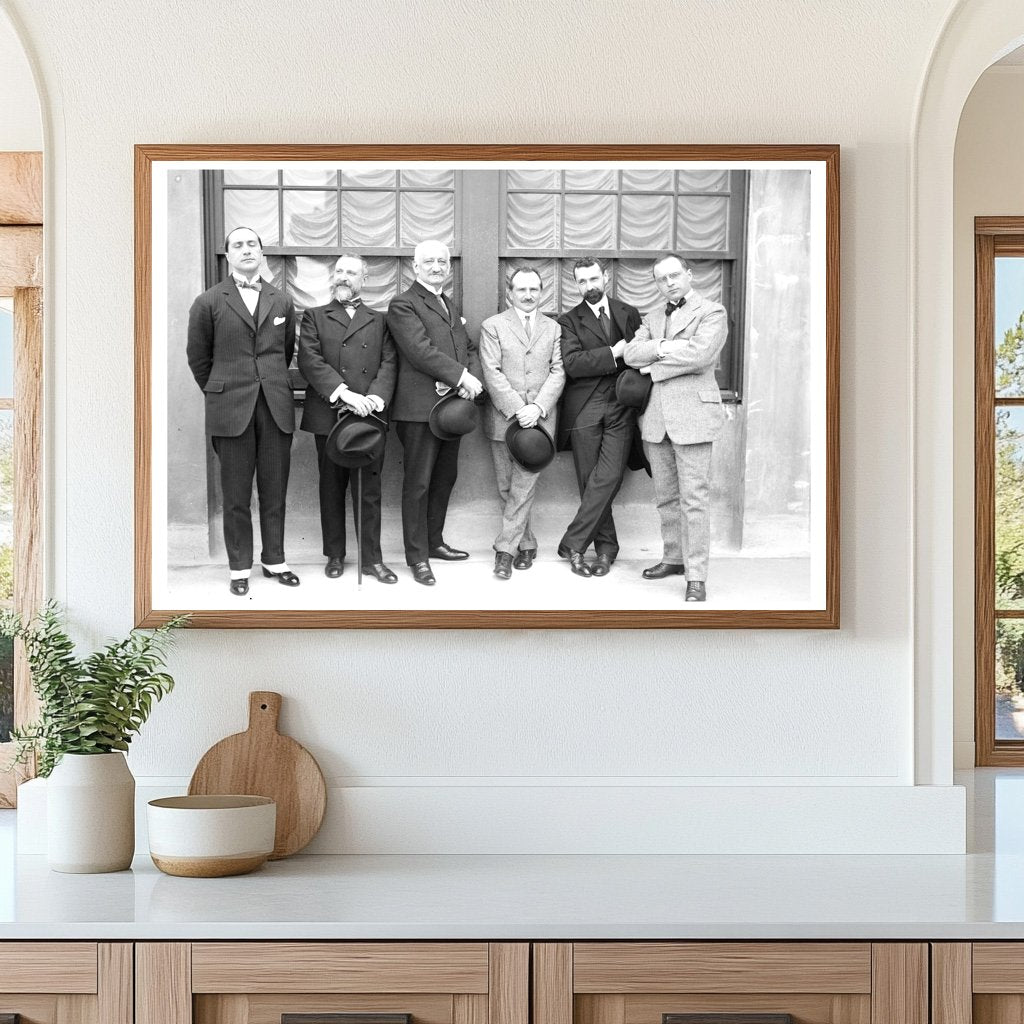 1917 Gathering of Influential Italian Figures