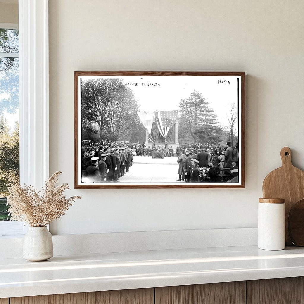 General Joffres Historic Brooklyn Visit, 1917