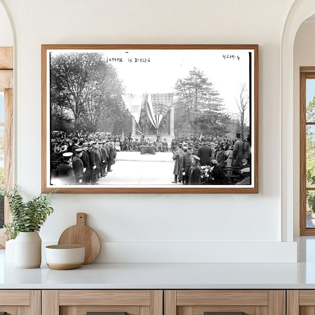 General Joffres Historic Brooklyn Visit, 1917