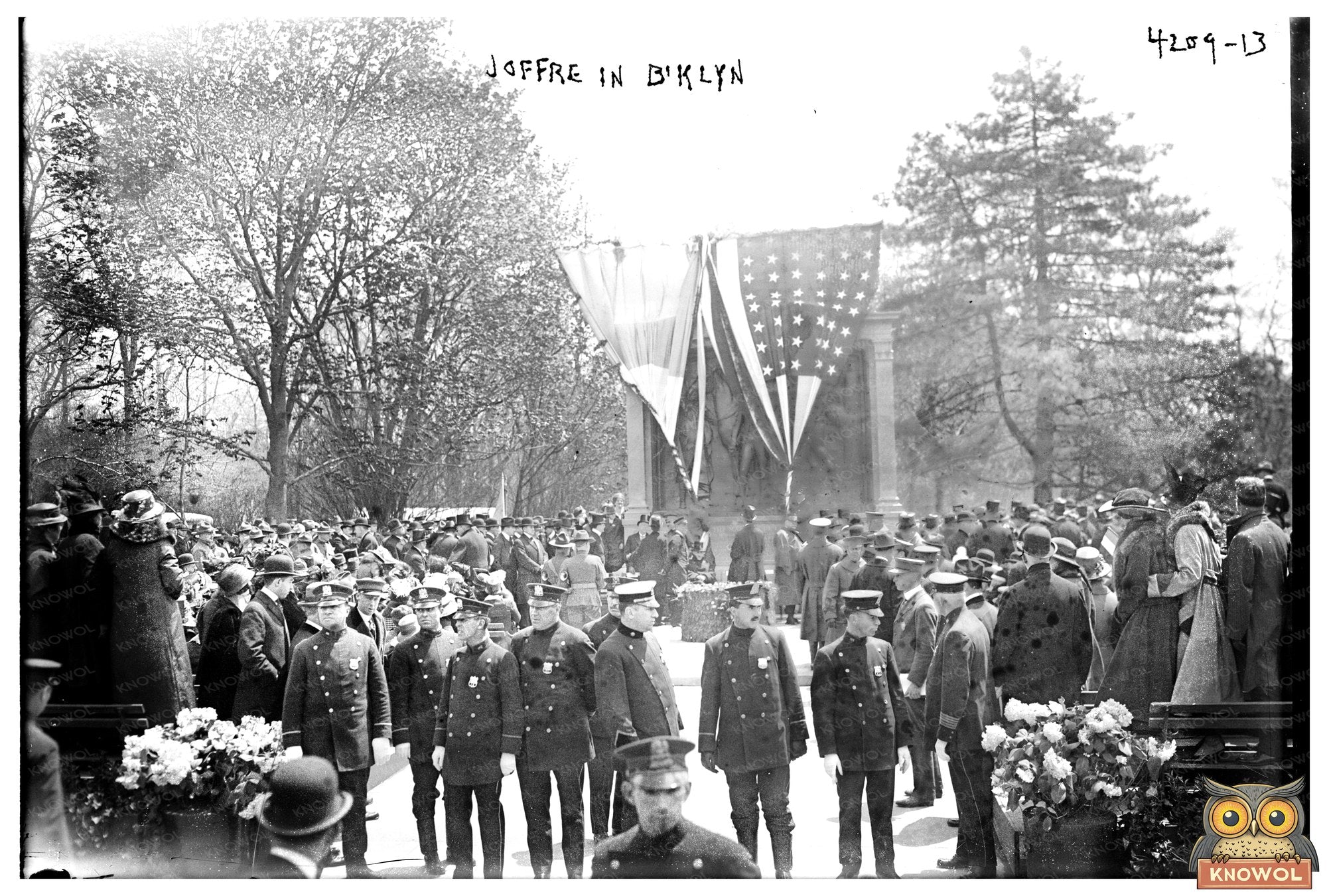 General Joffres Historic Visit to Brooklyn, 1917