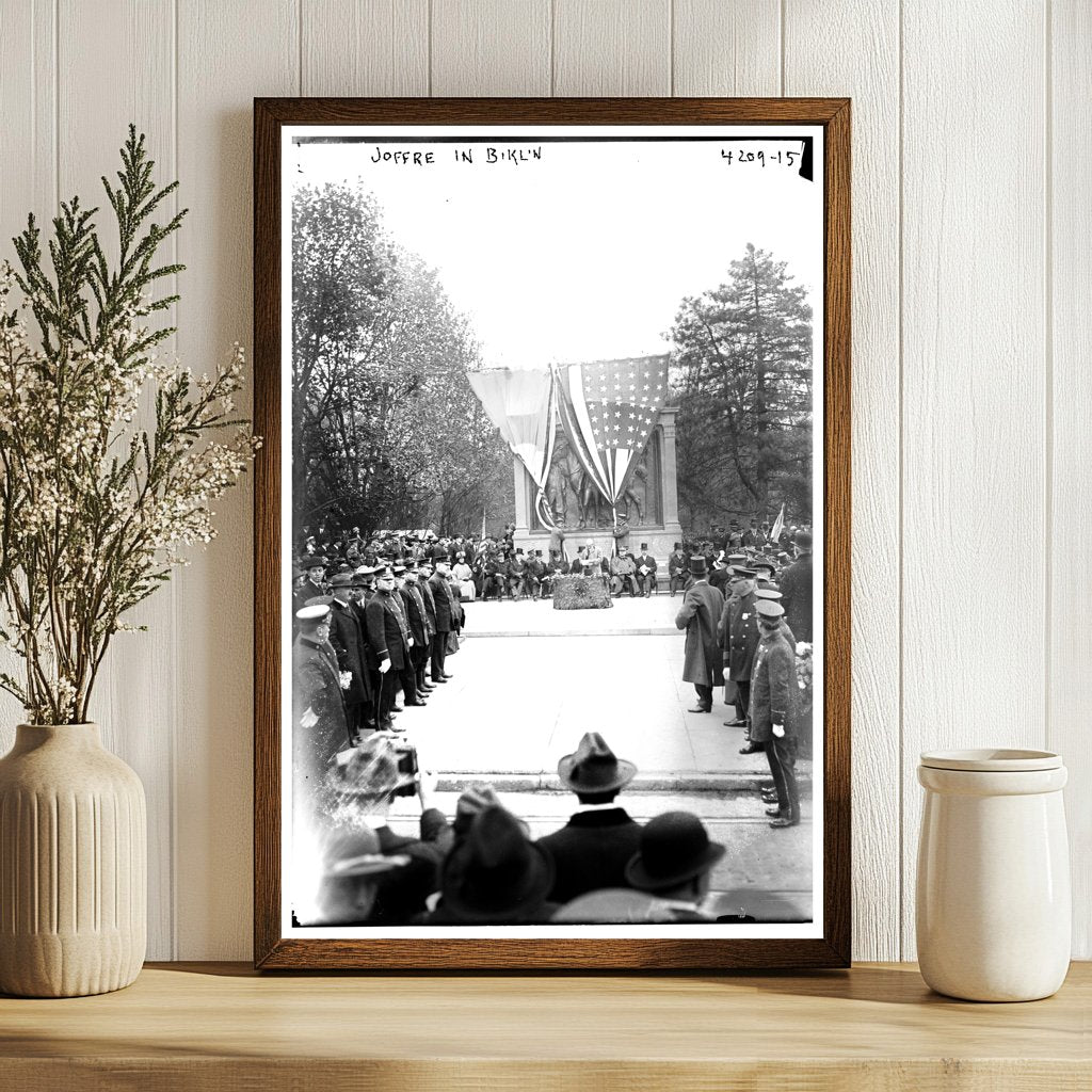 General Joffres Historic Visit to Brooklyn, 1917