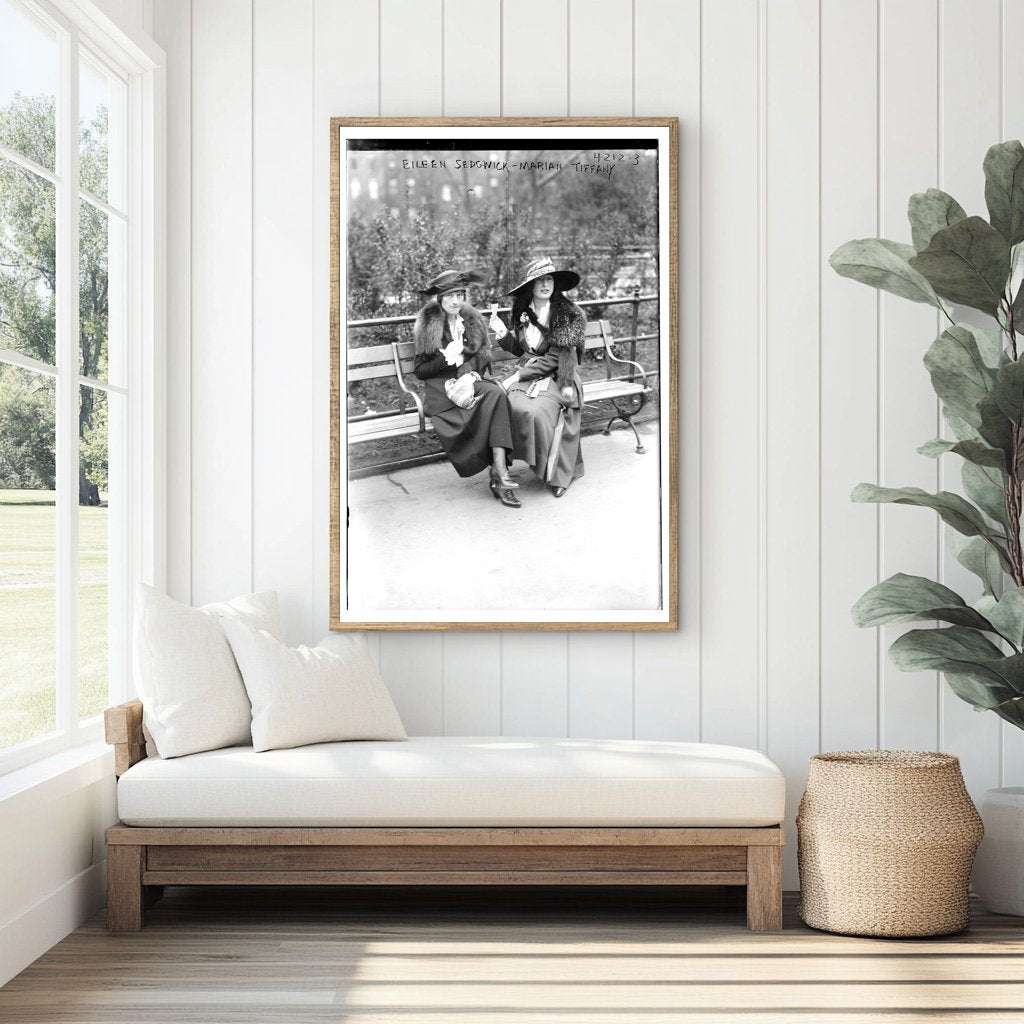 1917 Portrait of Eileen Sedgwick and Marion Tiffany