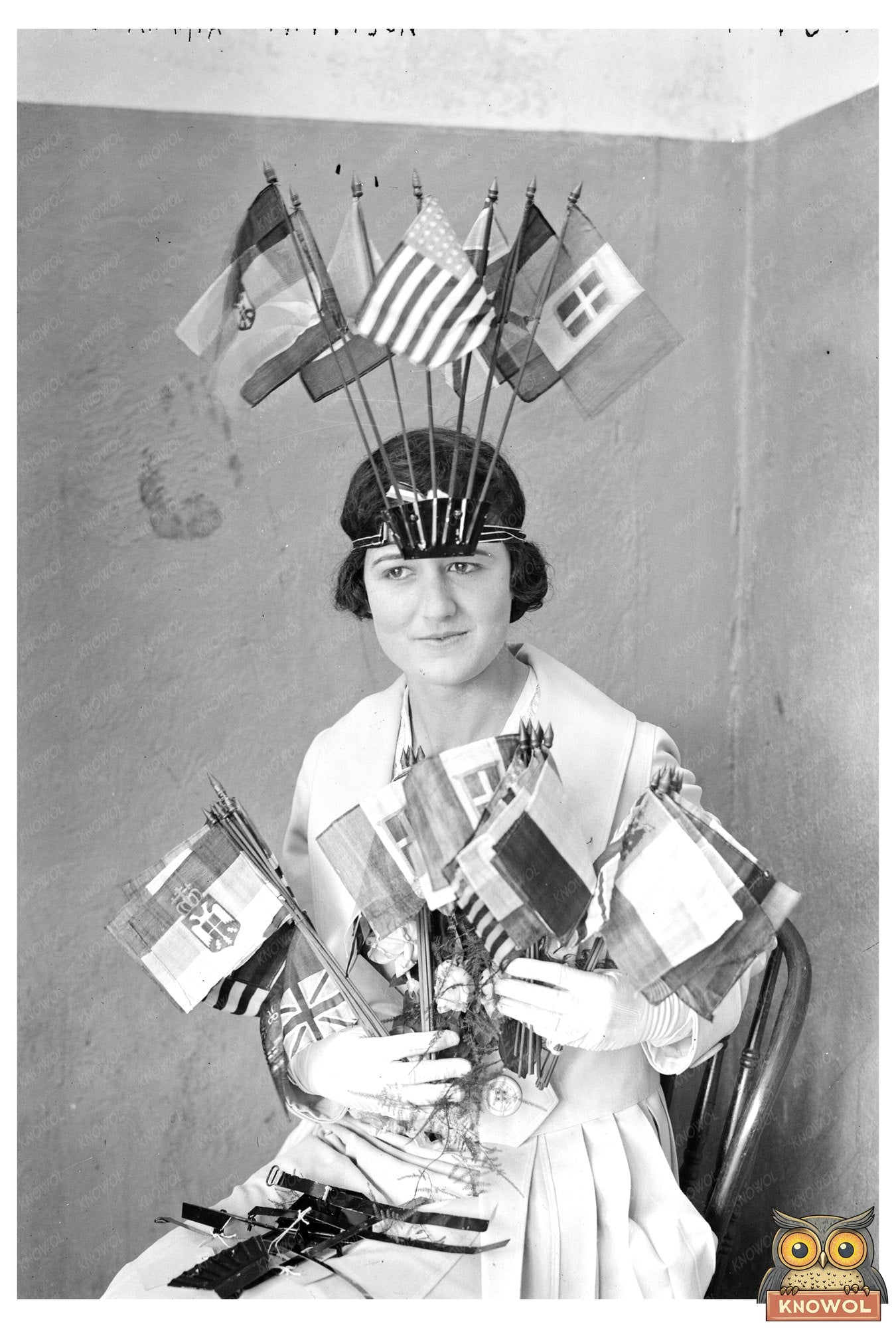 Elegant Portrait of Diantha Pattison, 1917