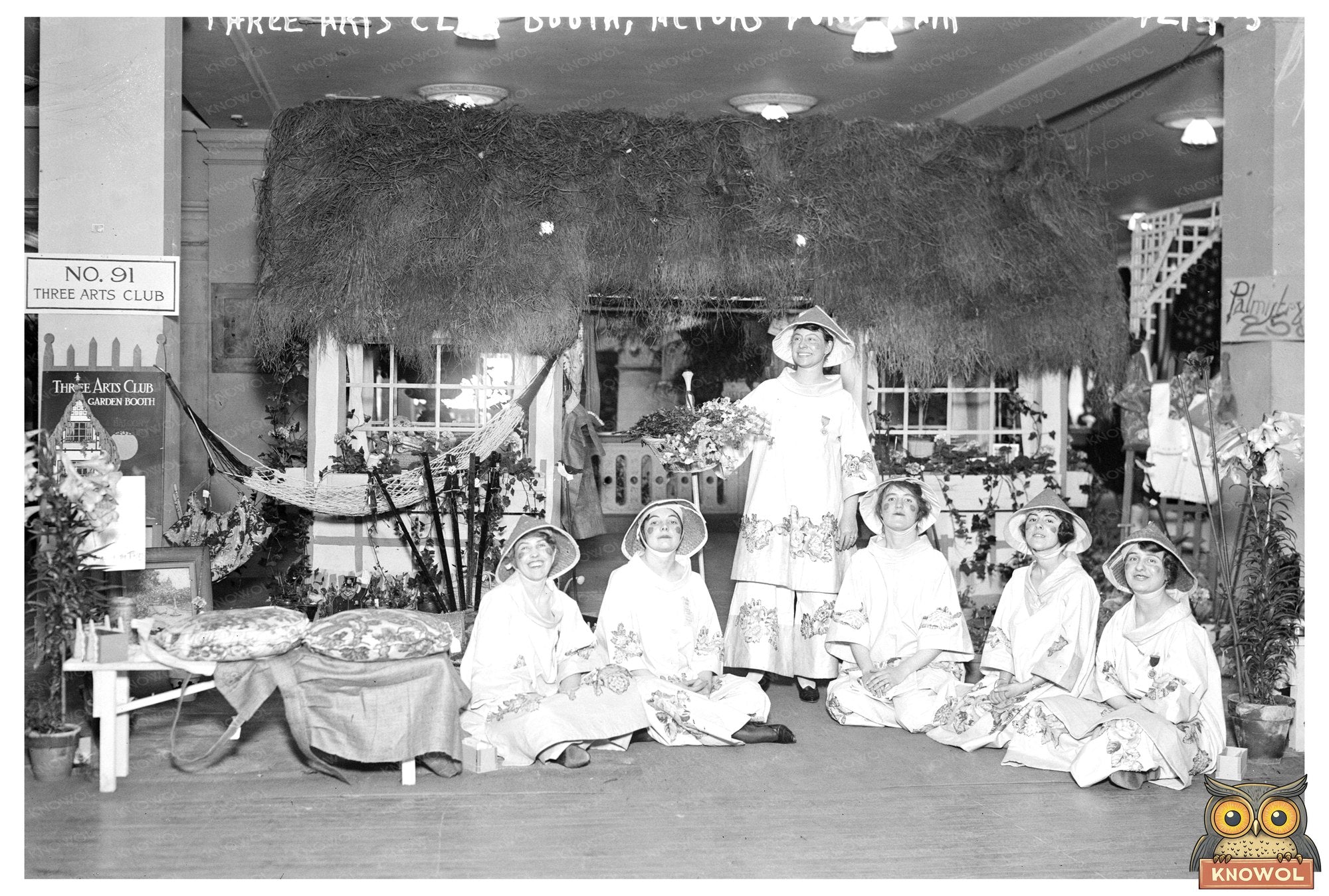 Three Arts Club Booth at 1910s Actors Fund Fair