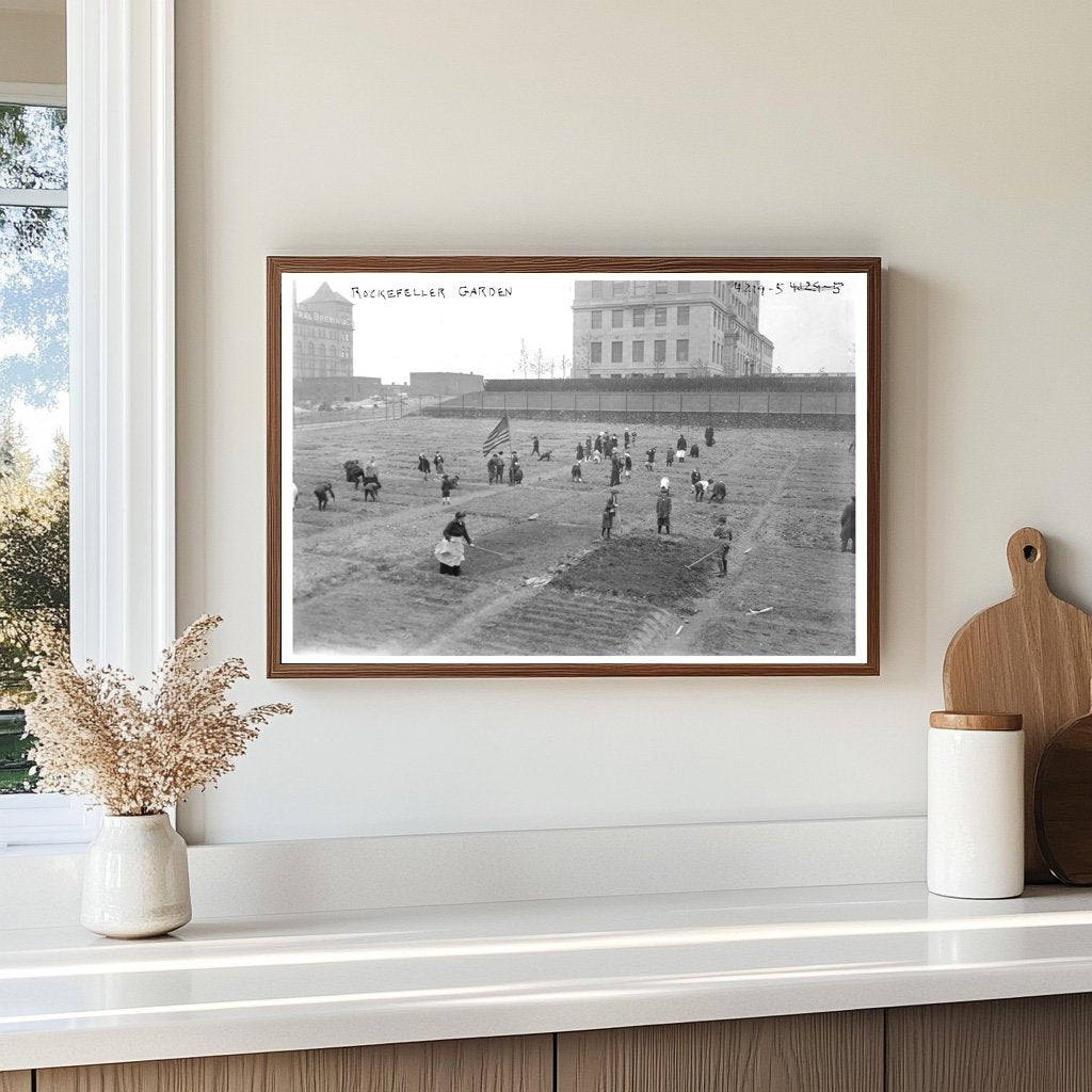 1917 Rockefeller Family Garden: A Glimpse of Elegance