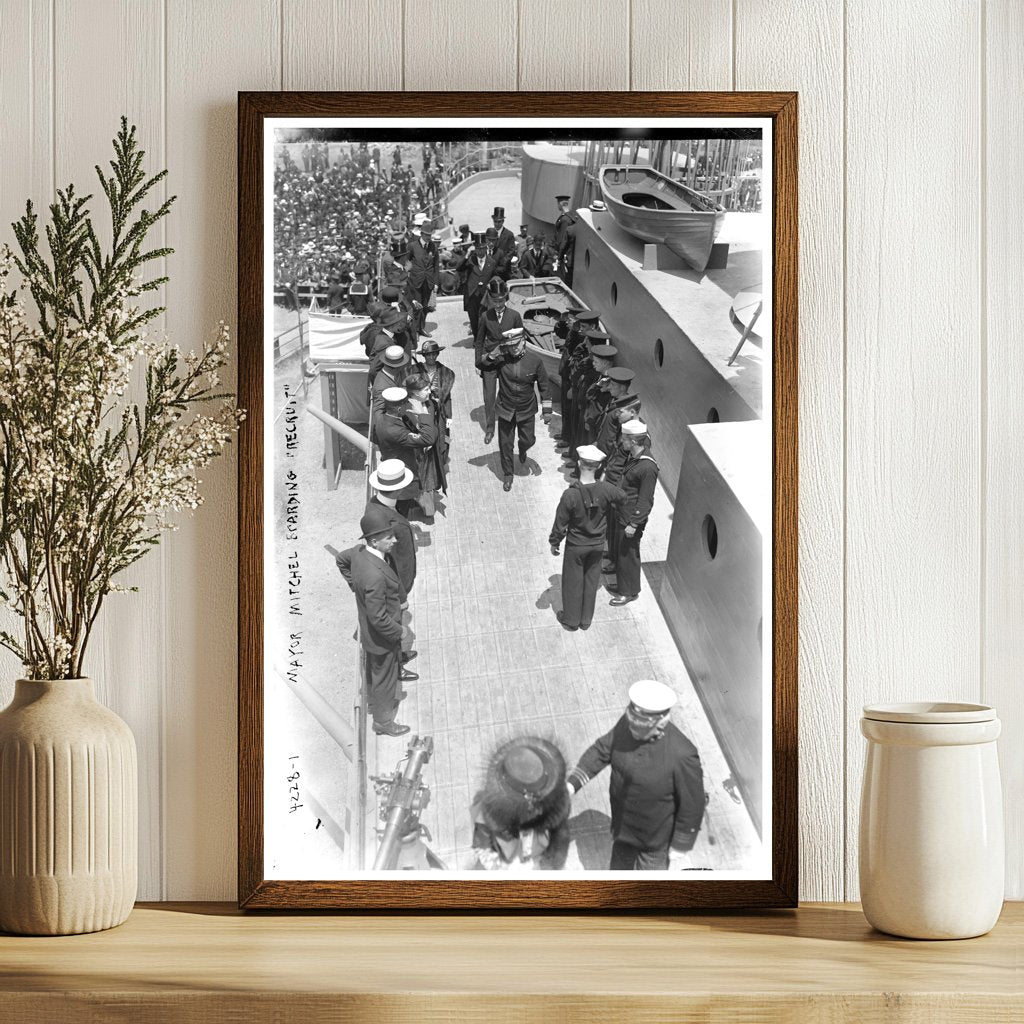 Historic World War I Moment: Mayor with New Recruit