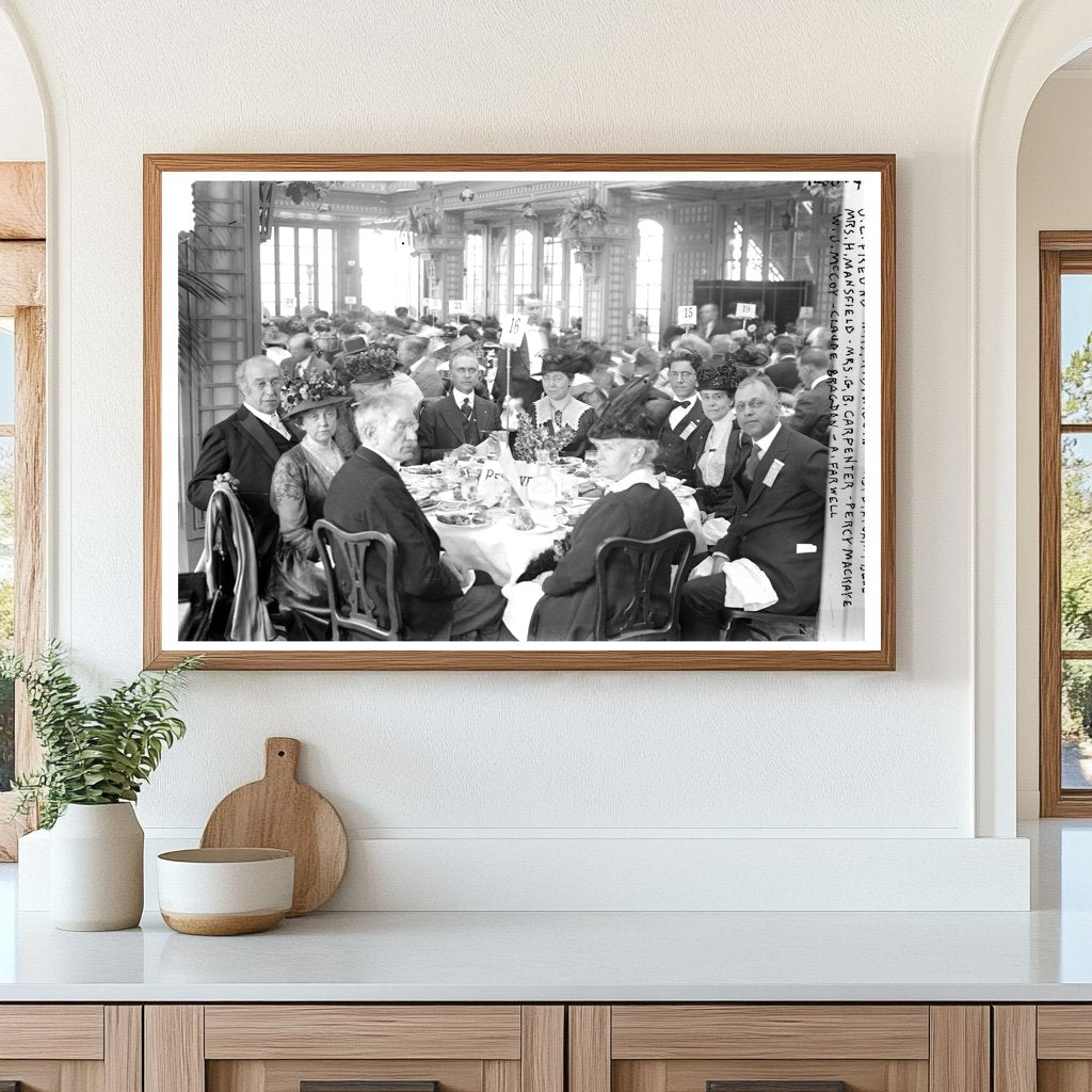 1900s Social Circle: Nine Influential Figures, 1917