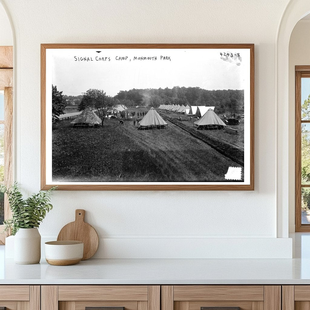 Signal Corps Encampment at Monmouth Park, 1915-1920