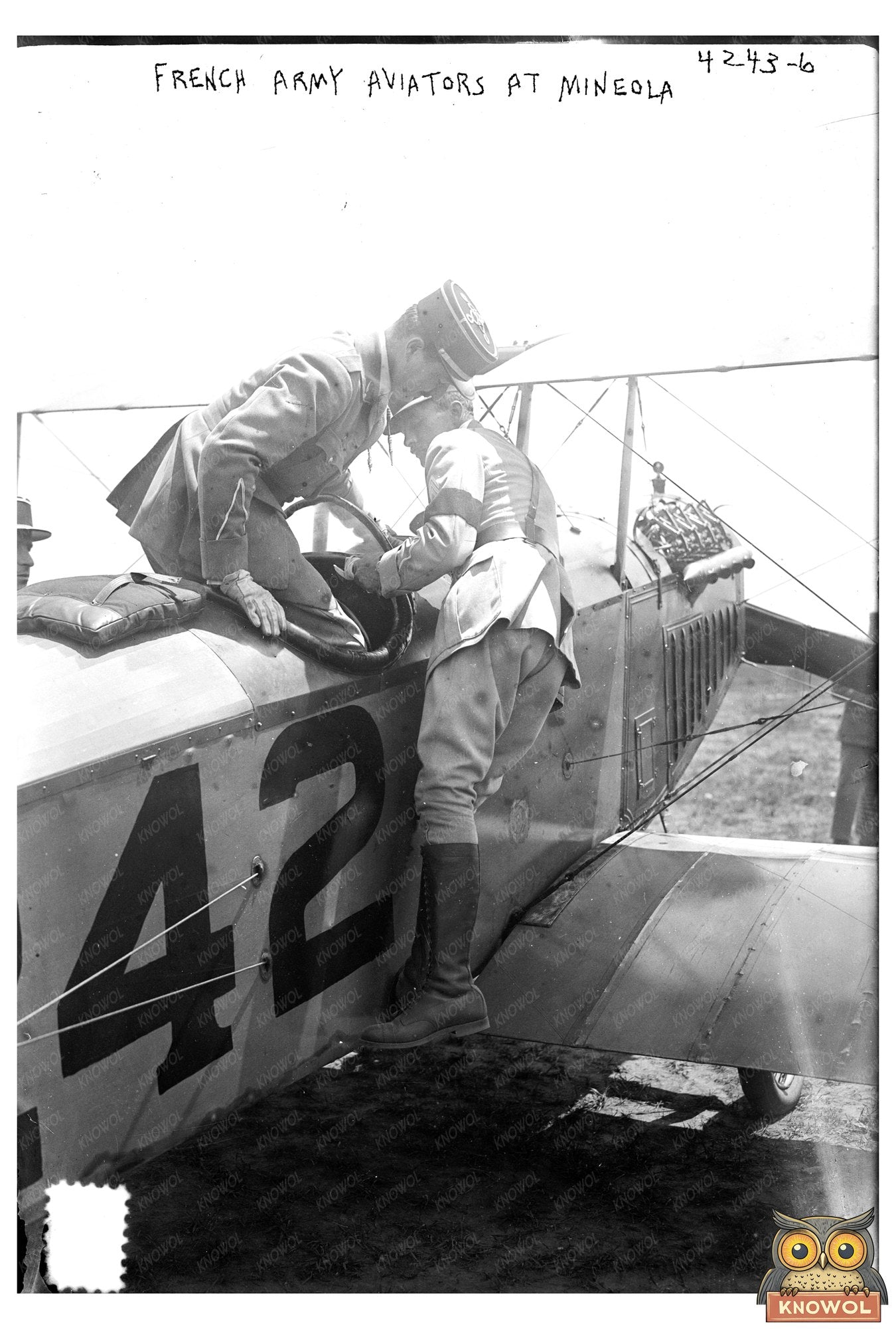 Historic French Aviators at Mineola, 1915-1920