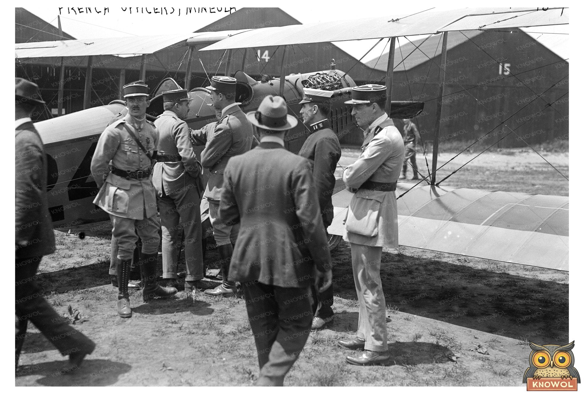 Historic French Aviators at Mineola Airbase, 1915-1920