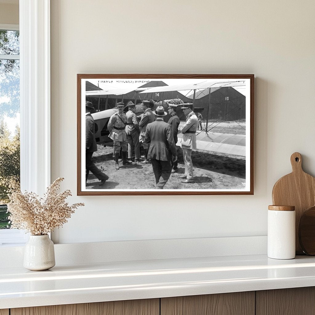Historic French Aviators at Mineola Airbase, 1915-1920