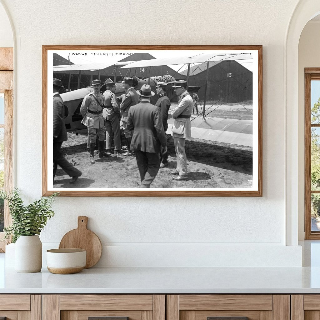 Historic French Aviators at Mineola Airbase, 1915-1920