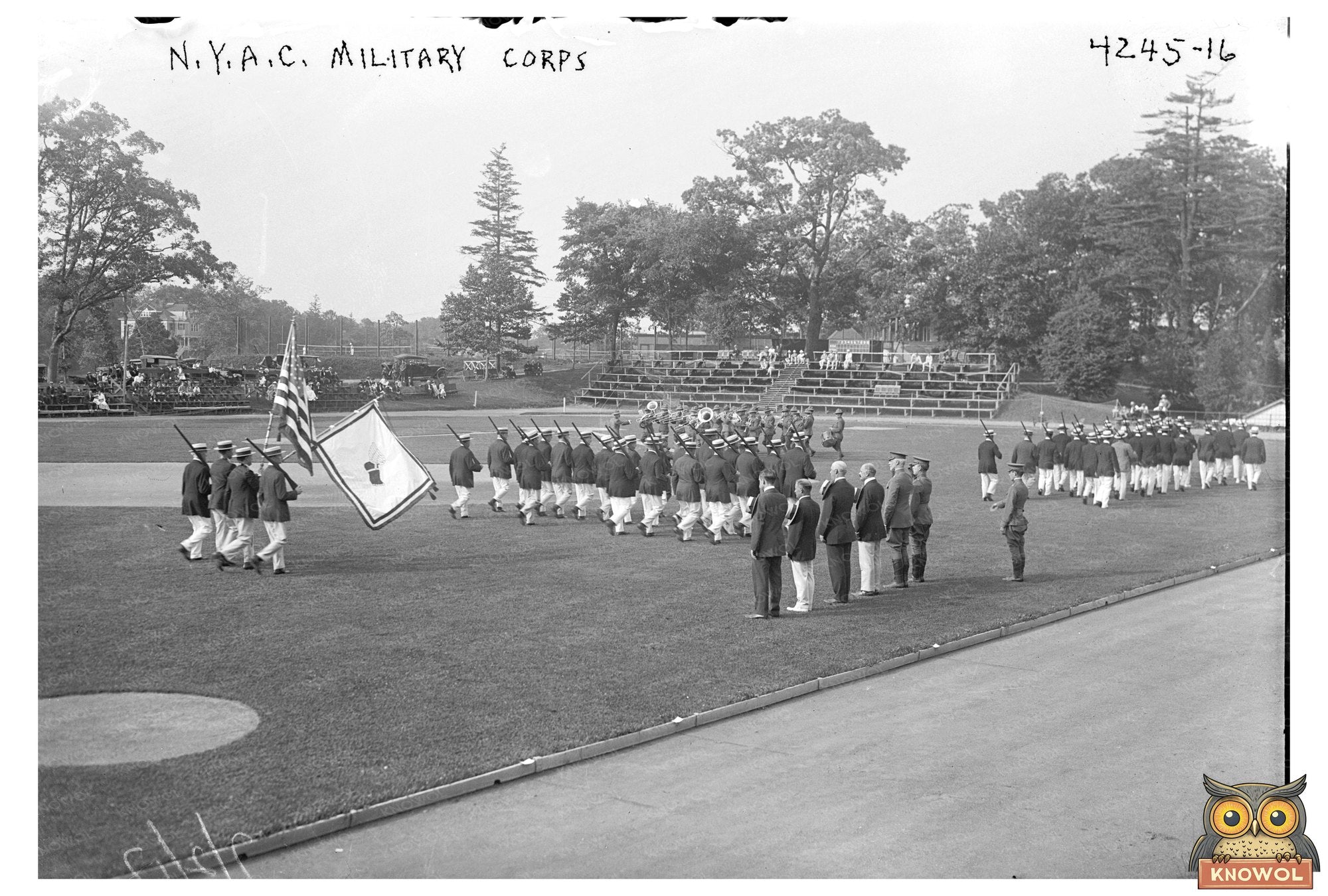 Historic 1917 N.Y.A.C. Military Corps Gathering
