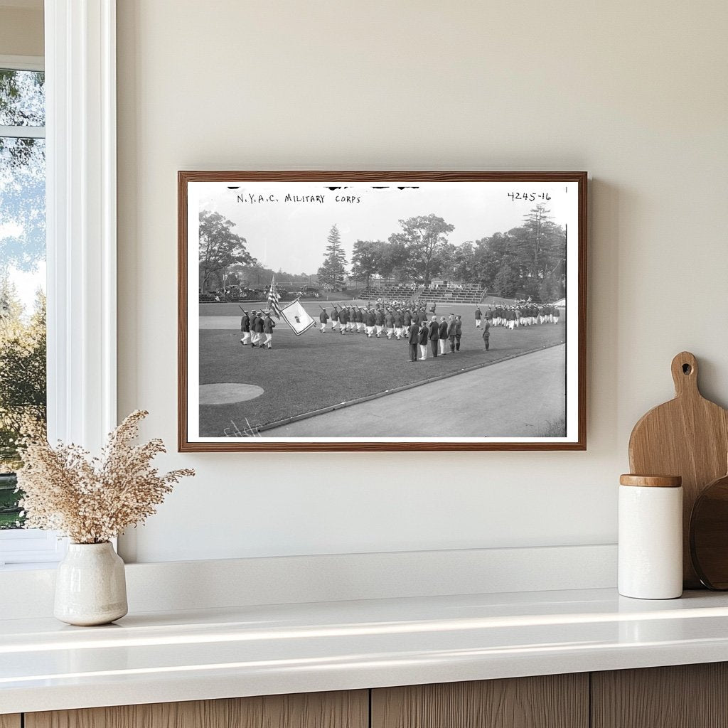 Historic 1917 N.Y.A.C. Military Corps Gathering