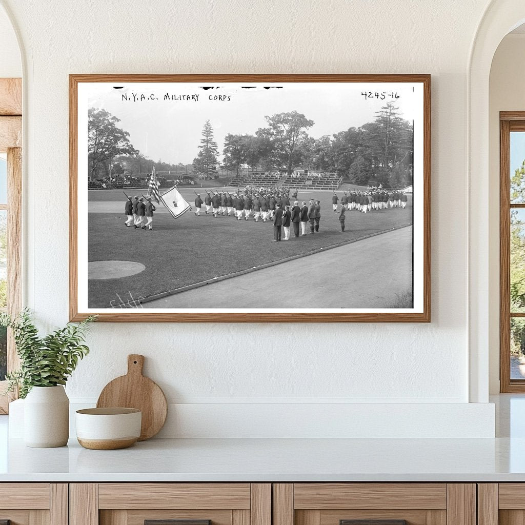 Historic 1917 N.Y.A.C. Military Corps Gathering