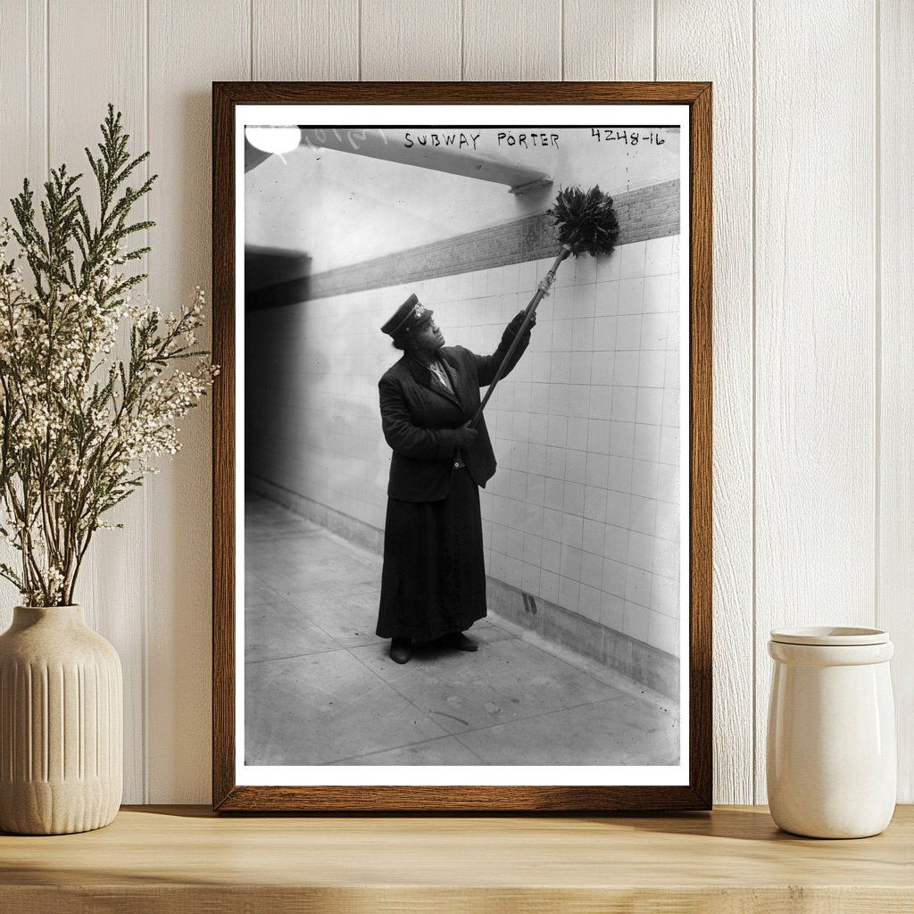 1917 Subway Porter: A Vital Transit Era Icon