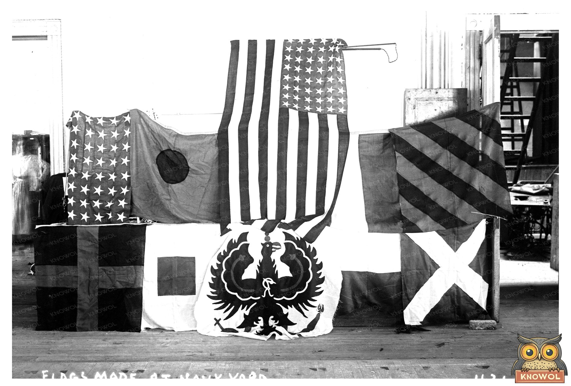 1917 Navy Yard: Crafting Flags for War Efforts