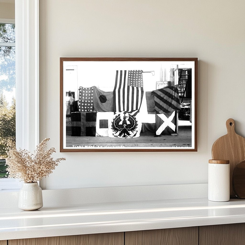 1917 Navy Yard: Crafting Flags for War Efforts