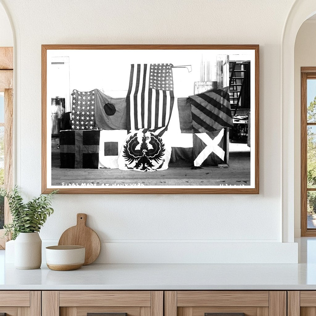 1917 Navy Yard: Crafting Flags for War Efforts