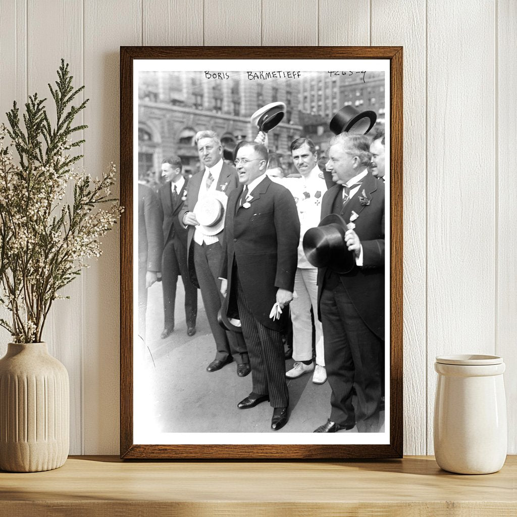 1917 Portrait of a Pioneering Russian-American Engineer