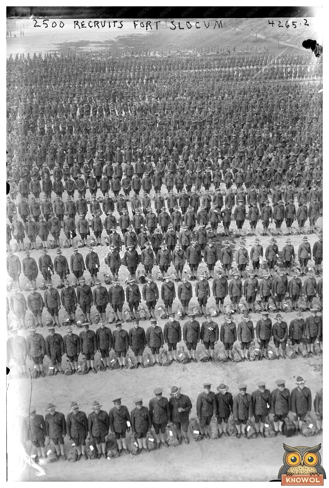Historic Gathering of 2,500 Recruits at Fort Slocum