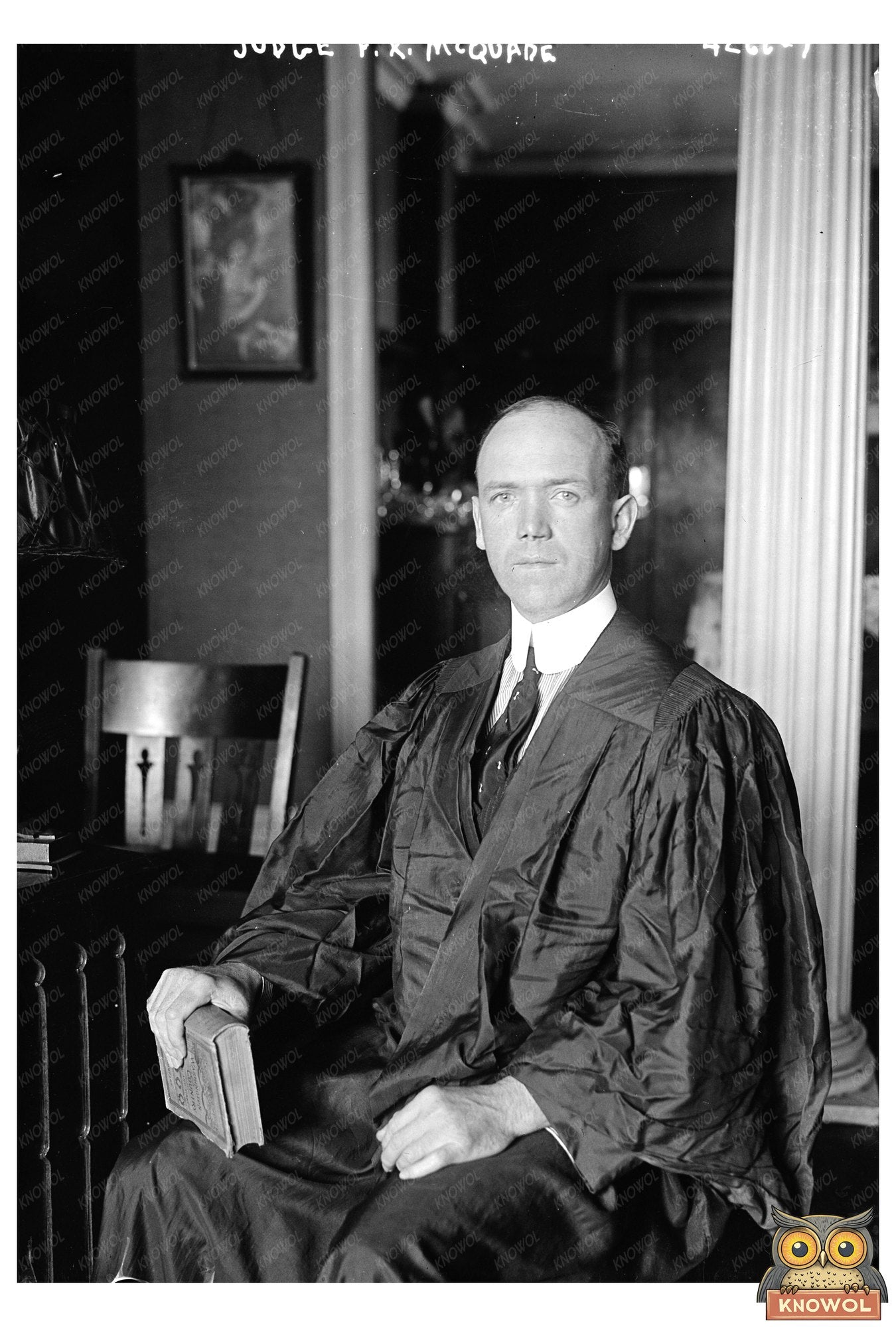 Historic Portrait of Judge F.X. McQuade, 1915-1920