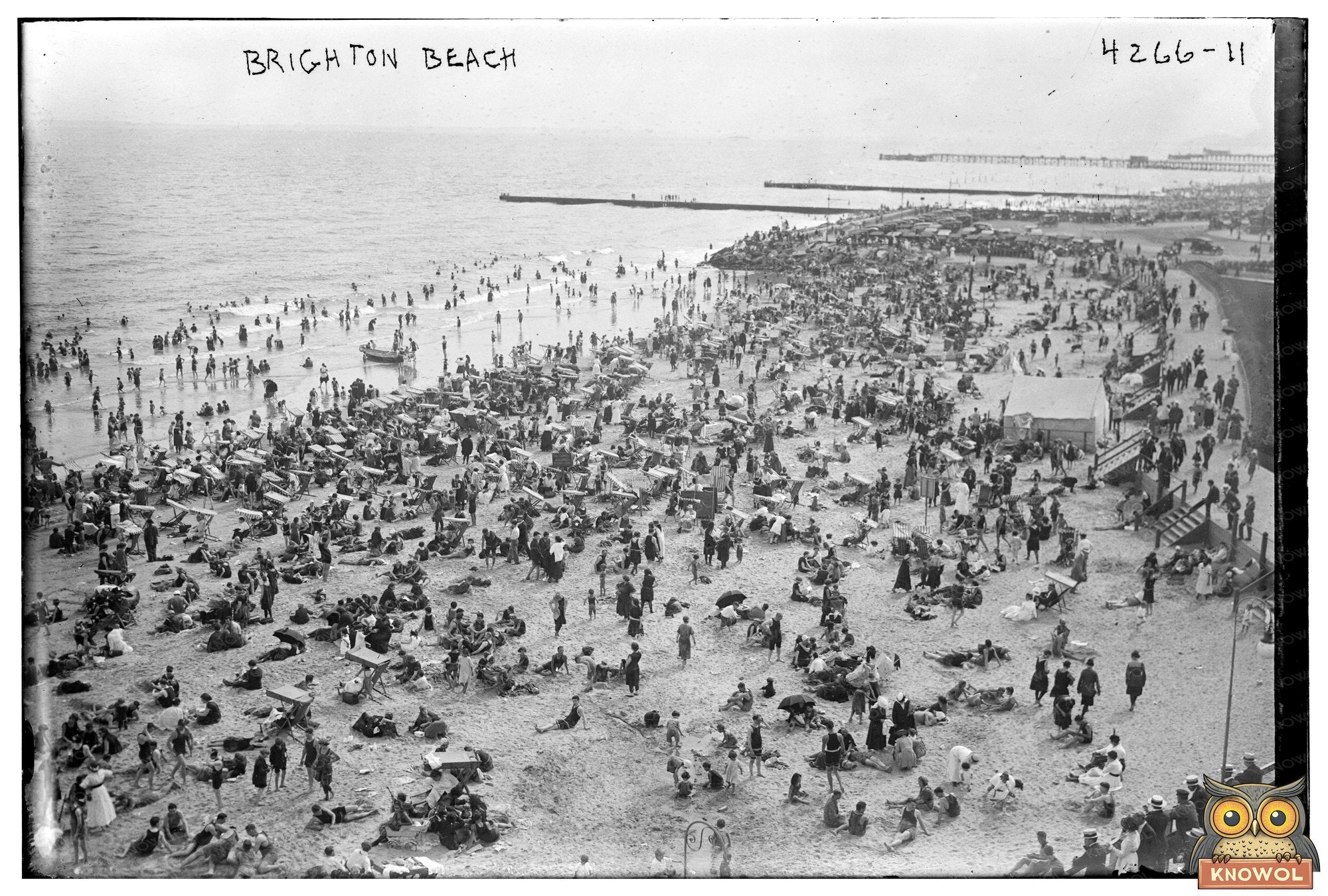 Vintage Brighton Beach: Boardwalk Bliss, 1915-1920