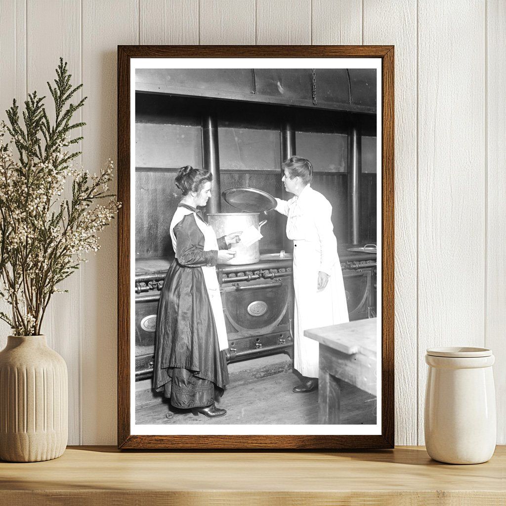 1917 Portrait of Two Friends in a Changing Era