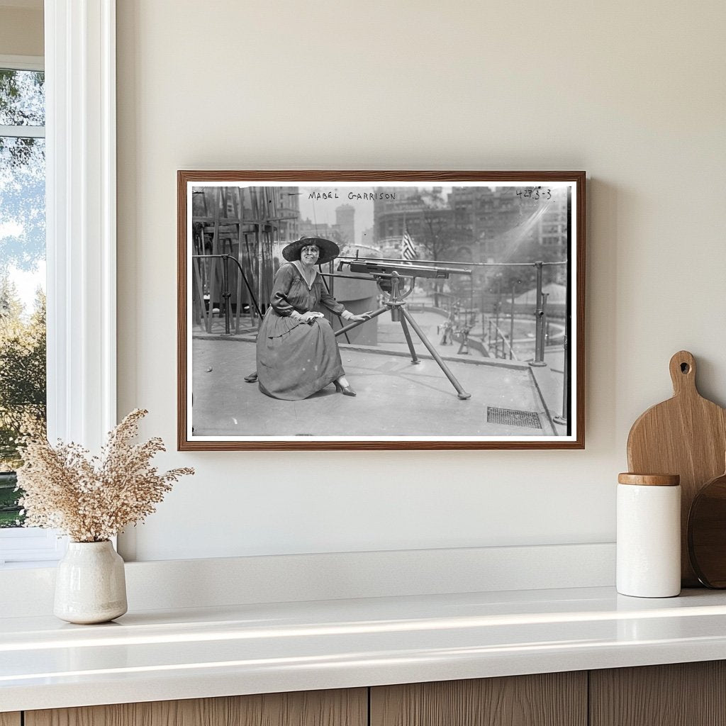 1917 Portrait of Mabel Garrison, Iconic American Soprano