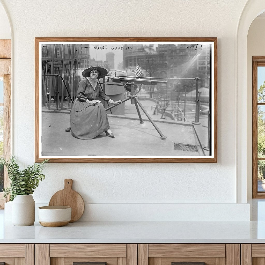 1917 Portrait of Mabel Garrison, Iconic American Soprano