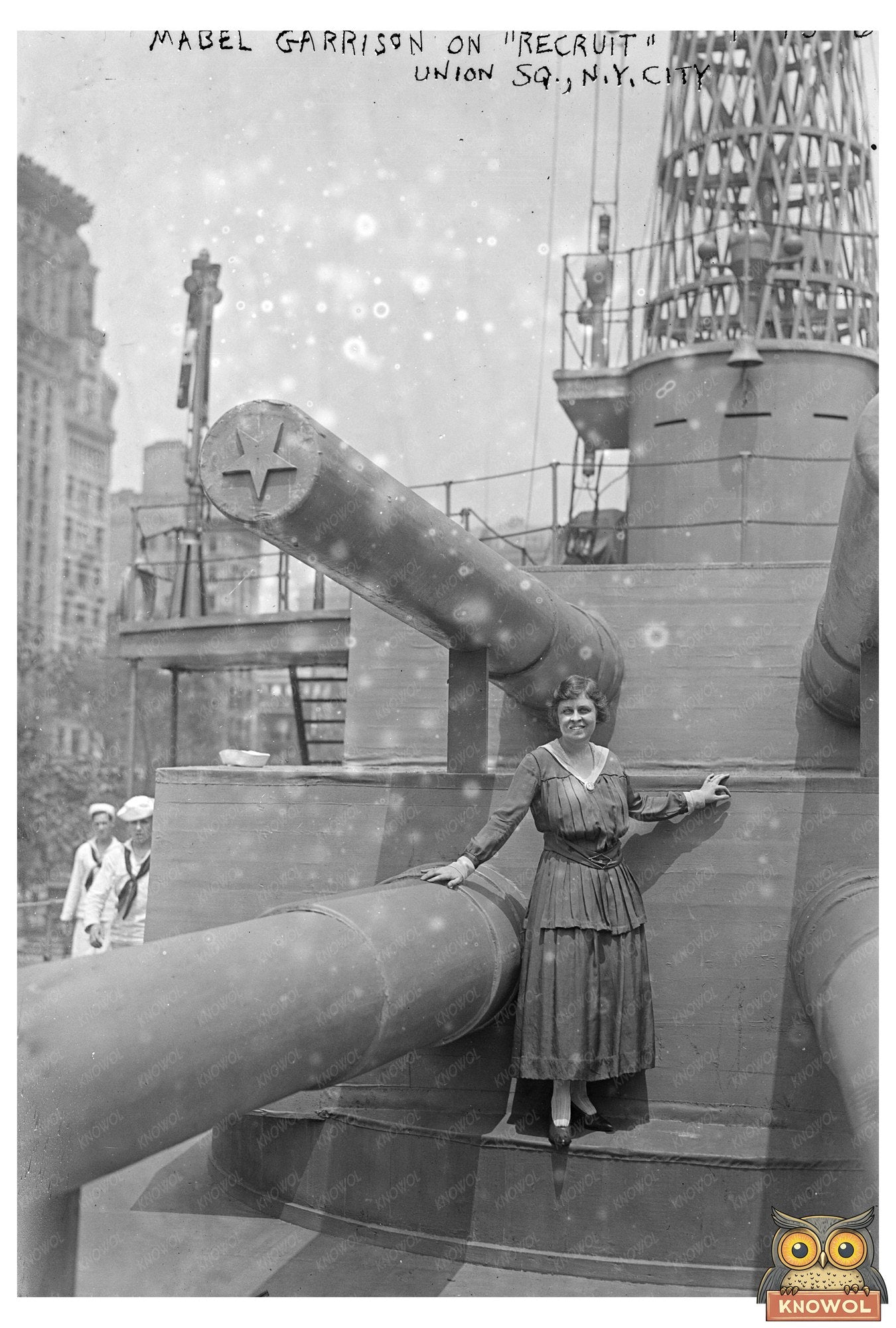 1917 Union Square Soprano Mabel Garrison Portrait