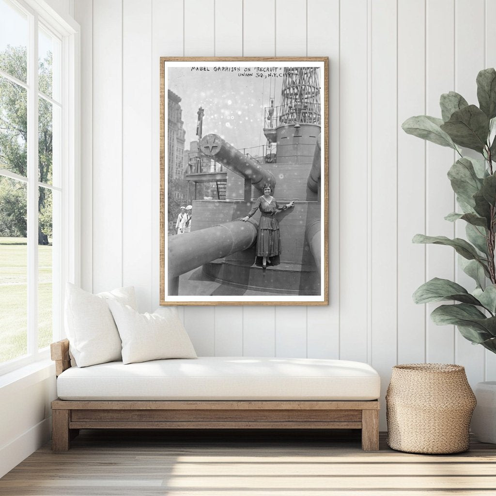 1917 Union Square Soprano Mabel Garrison Portrait