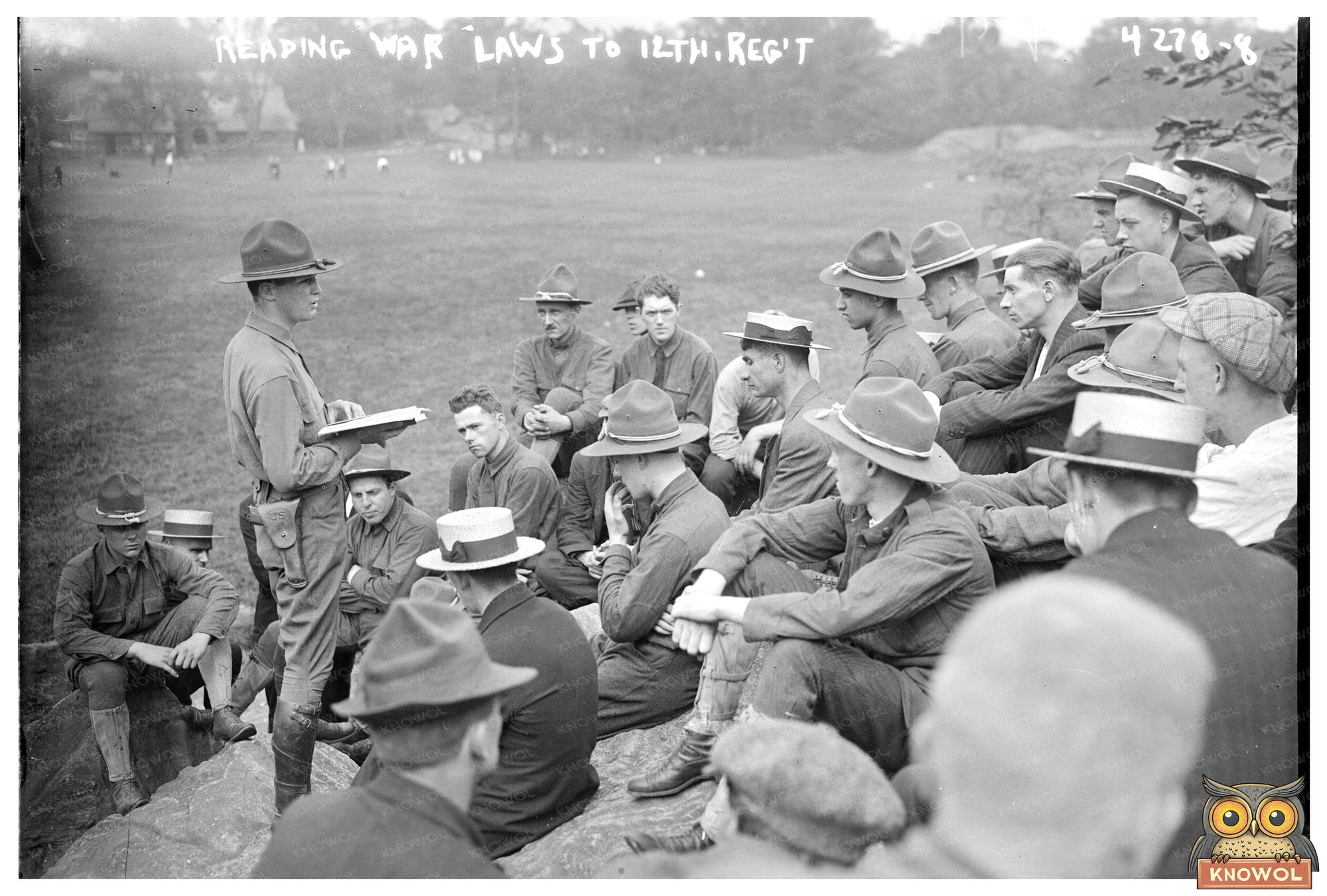 1917: Enforcing War Laws to 12th Regiment Soldiers