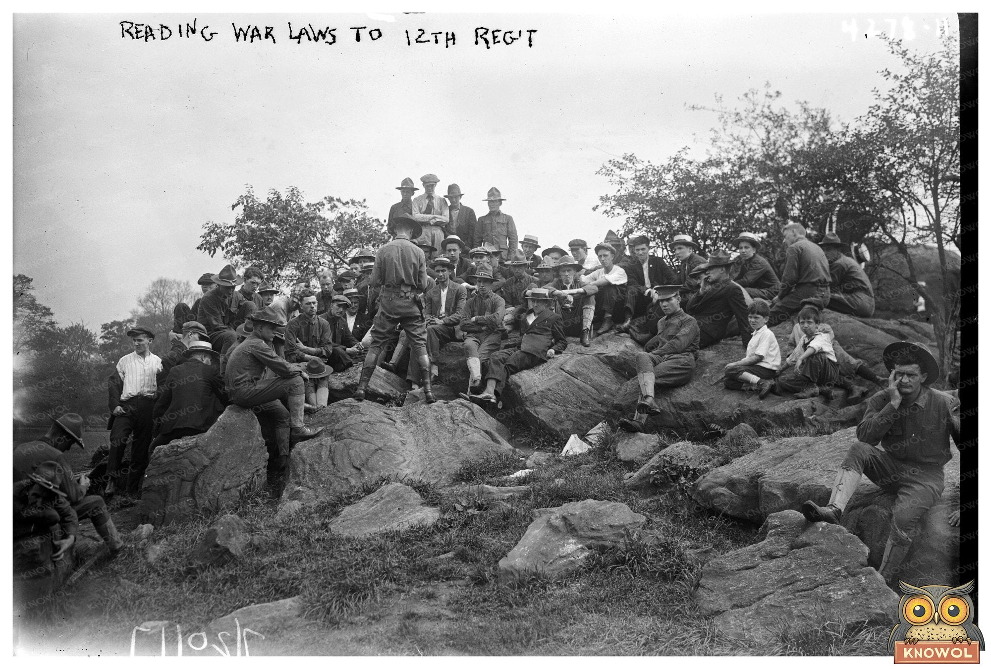 1917 Military Reading: War Laws for 12th Regiment