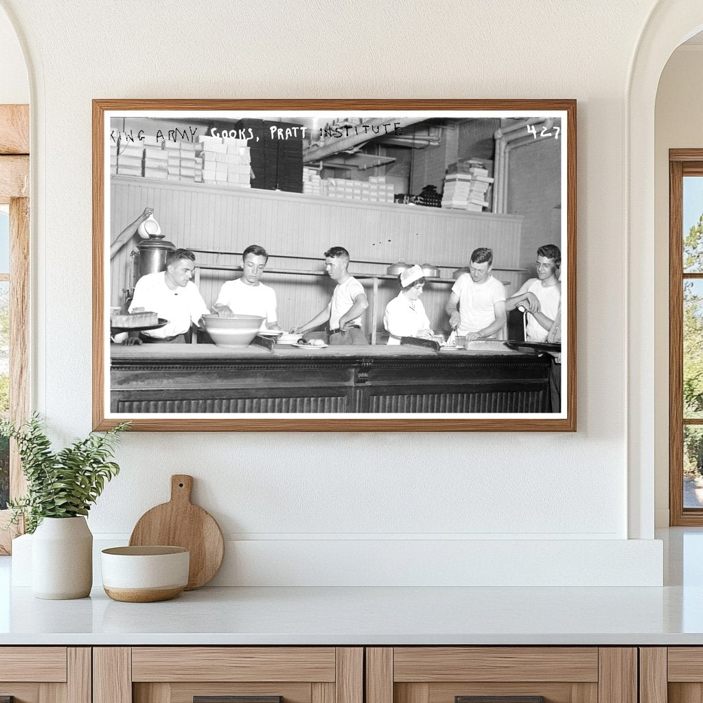 Training Army Cooks at Pratt Institute, 1915-1920