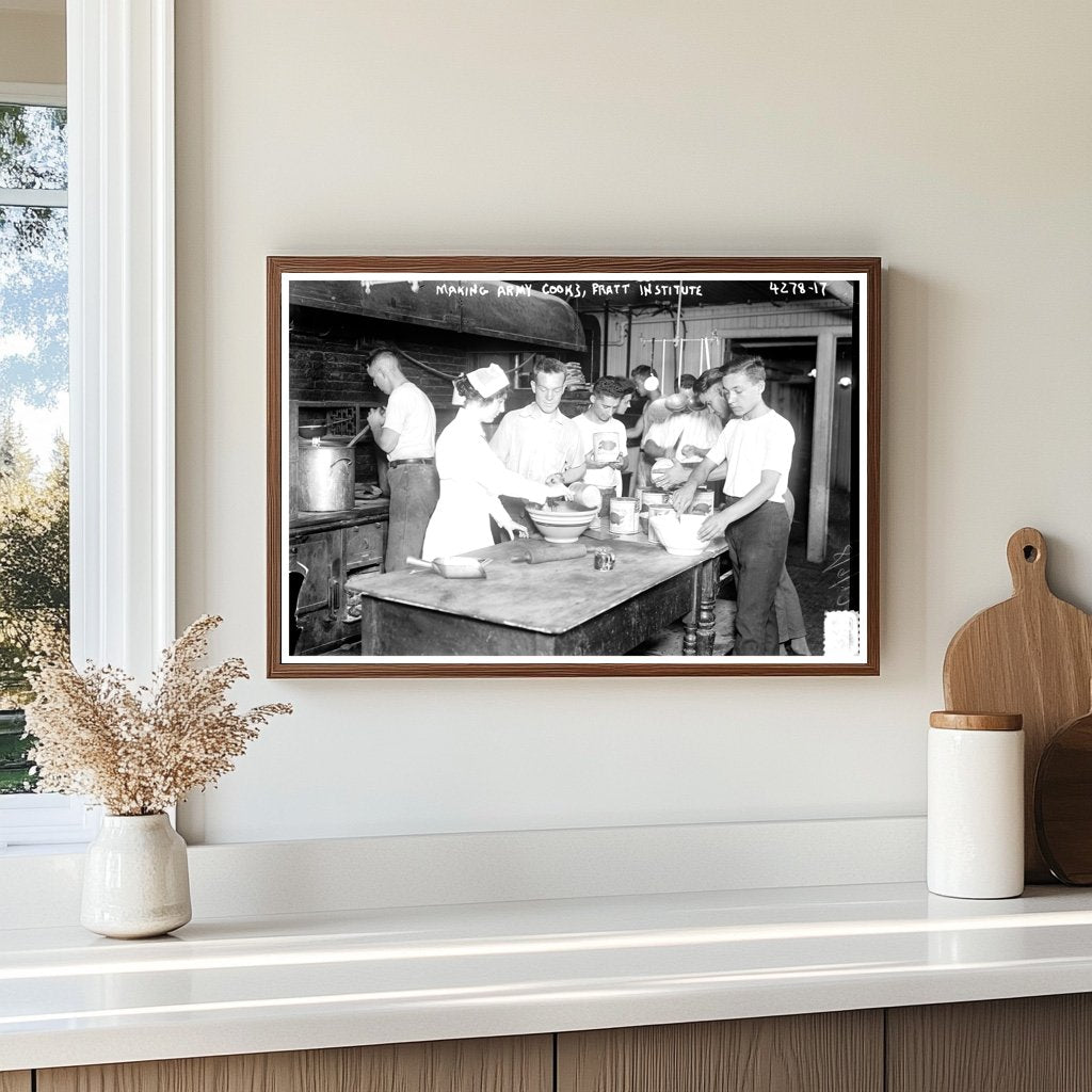 Training Army Cooks at Pratt Institute, 1917