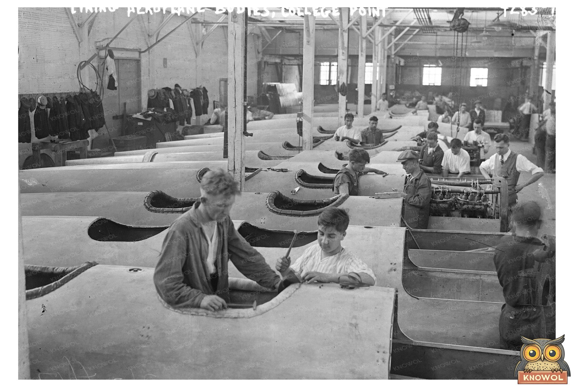 Historic 1917 Aircraft Assembly at College Point