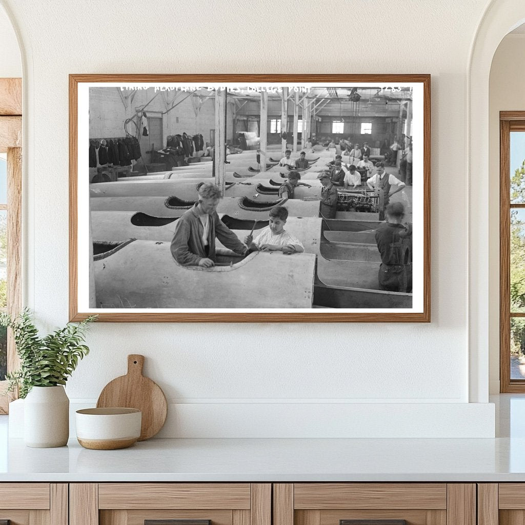 Historic 1917 Aircraft Assembly at College Point