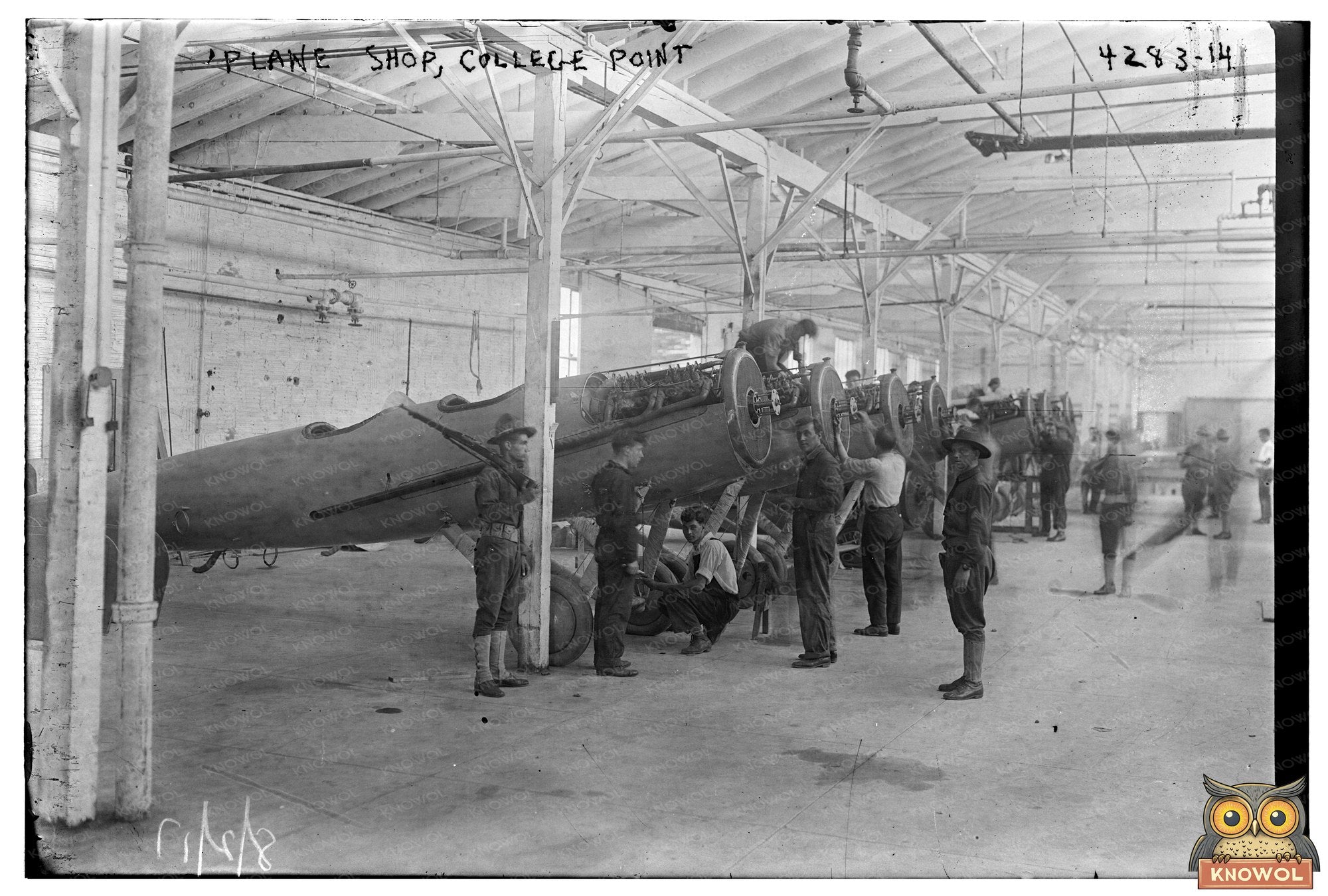 1917 Industrial Hub: Plane Shop in College Point